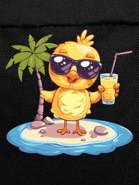 Chicken Summer Beach Vacation