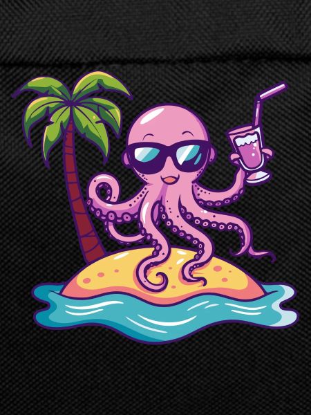 Octopus Summer Beach Vacation