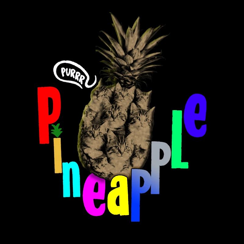 Purrfect Pineapple: The Cat's Meow