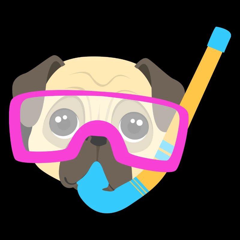 Pug Scubadiver