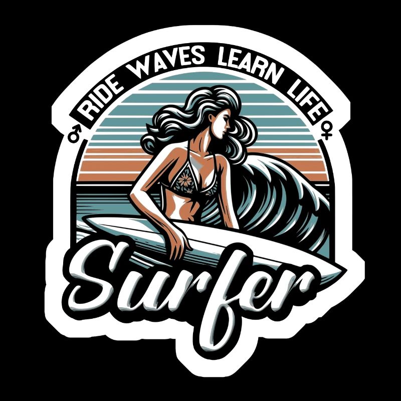 Ride Waves Learn Life