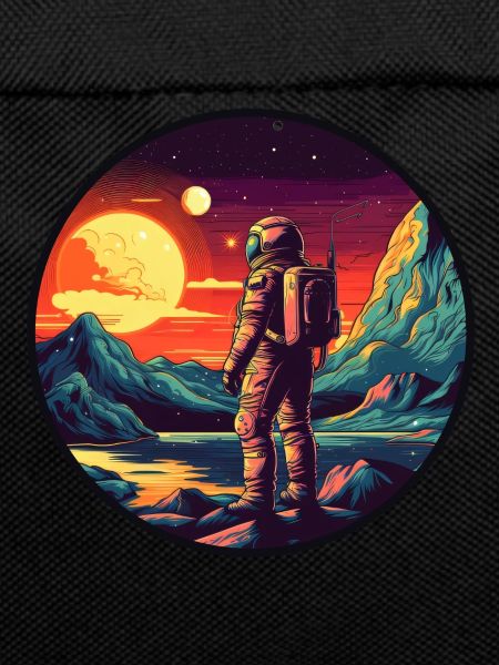 Astronaut on an alien planet
