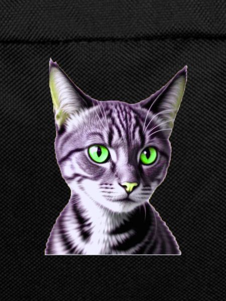 Green-eyed cat