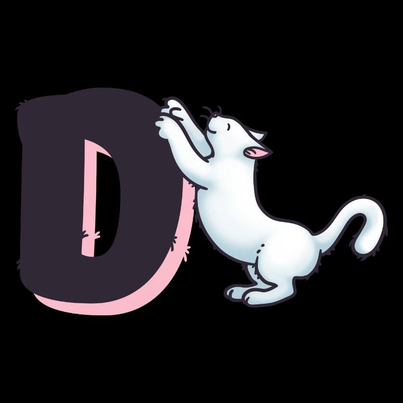 Lettre D du chat