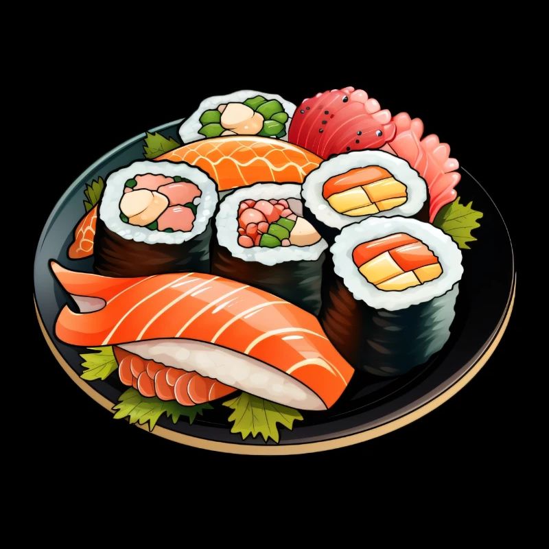 Sushi plate