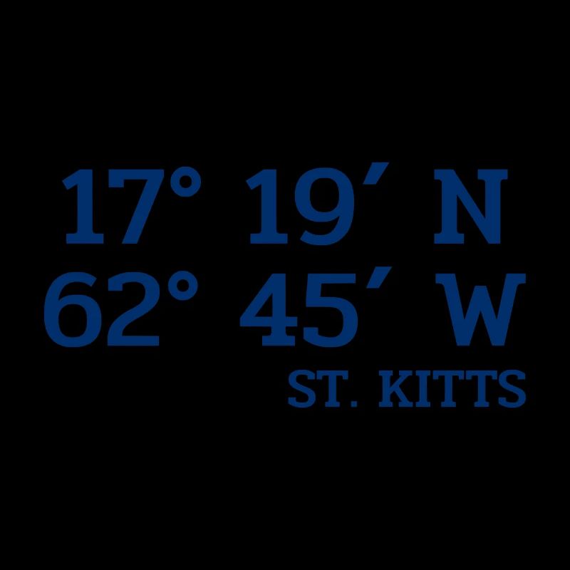 Saint Kitts Coordinates - Coordinates - Caribbean