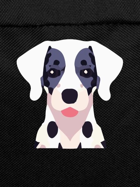 Dalmatian Dog Black White