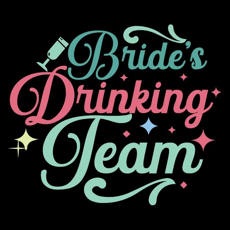 Bride's Drinking Team Bride Team Bride Funny Women