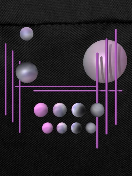 Kugeln und Stangen 3D