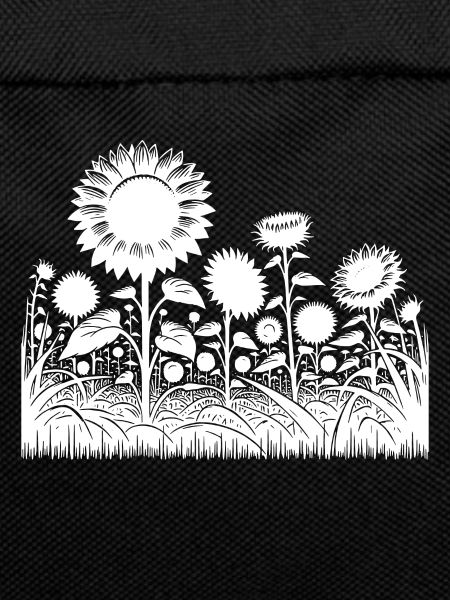 Sunflowers in a large field