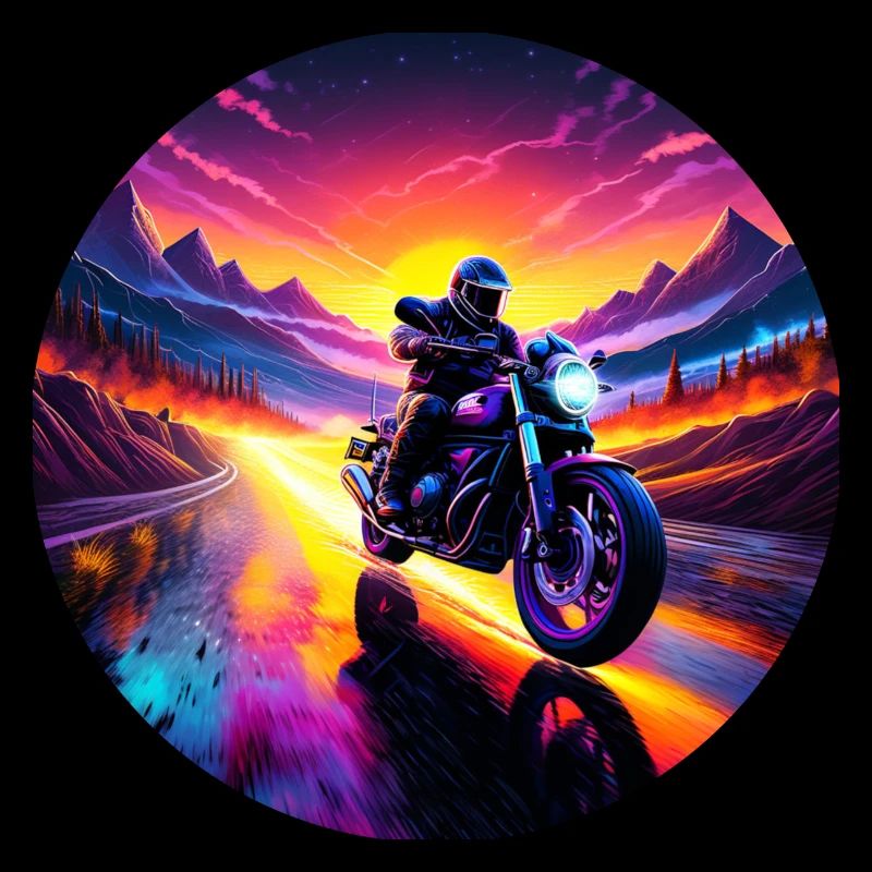 Motorcycle Sunrise