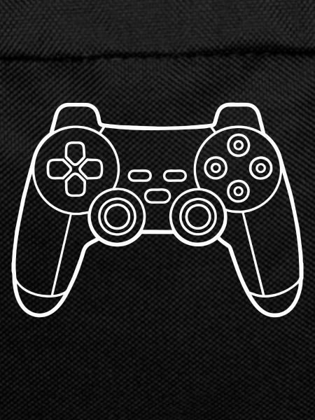 Ein Gamecontroller in weiß