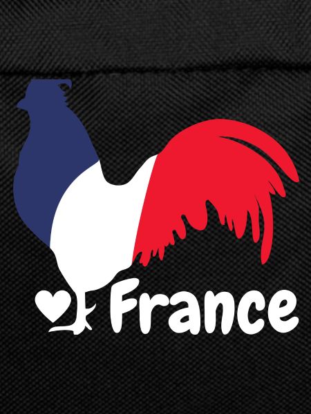 French rooster blue white red