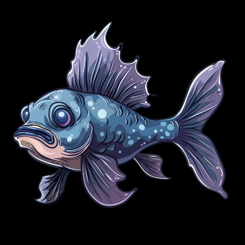 Deep Ocean Monkfish Graphic