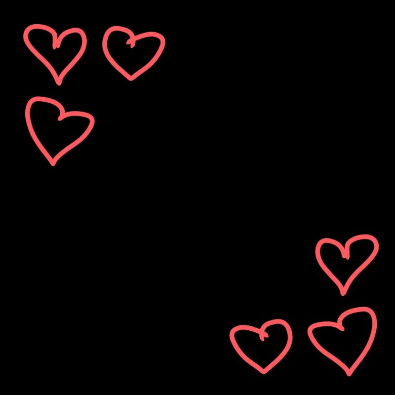 hearts pattern red frame shapes heart love