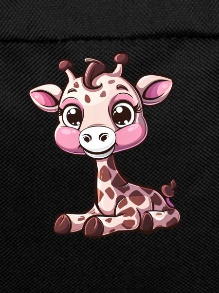 Cute giraffe with big eyes