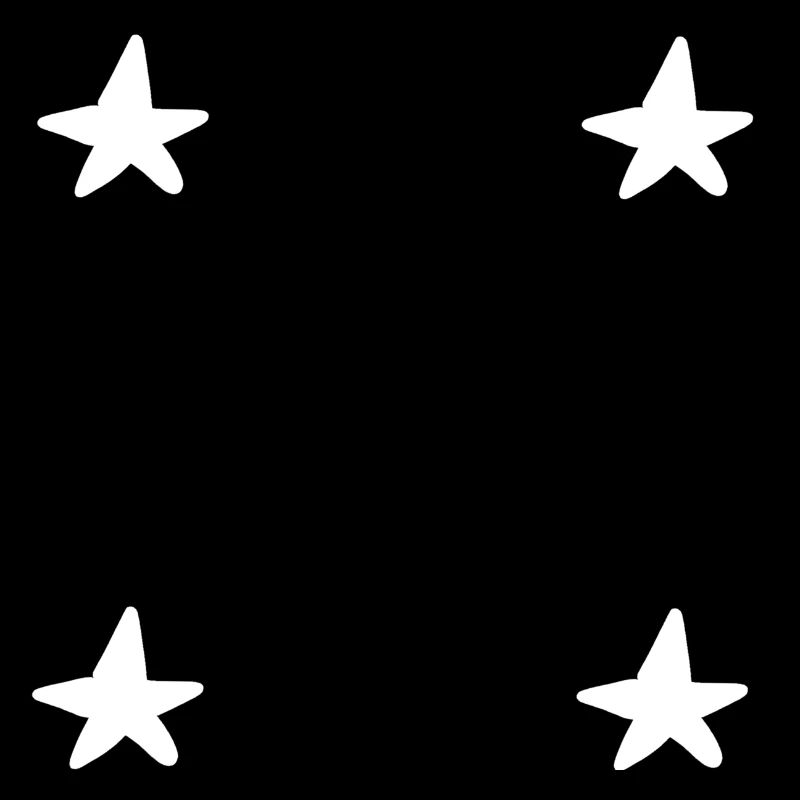 Four Star Star Symbol Shape