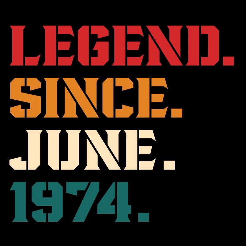 Legende seit Juni 1974