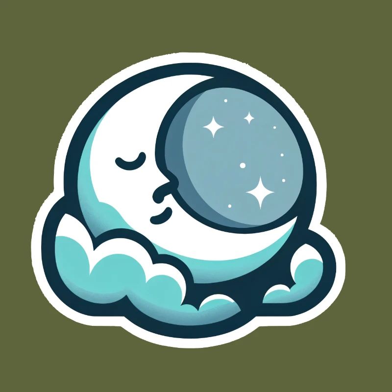 sleeping moon