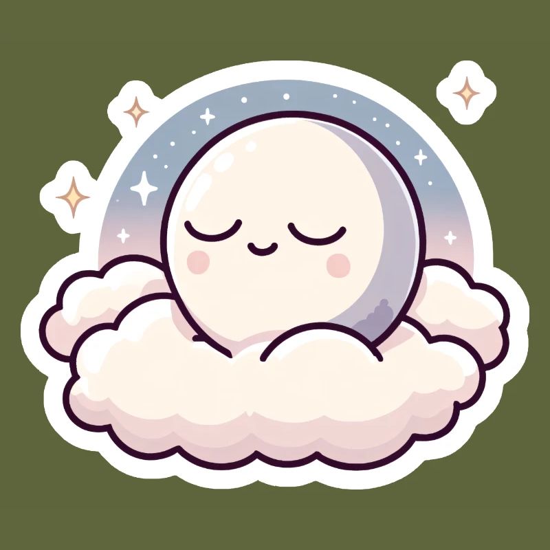 sleeping moon