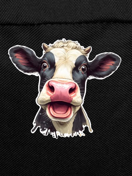 Cow frightened