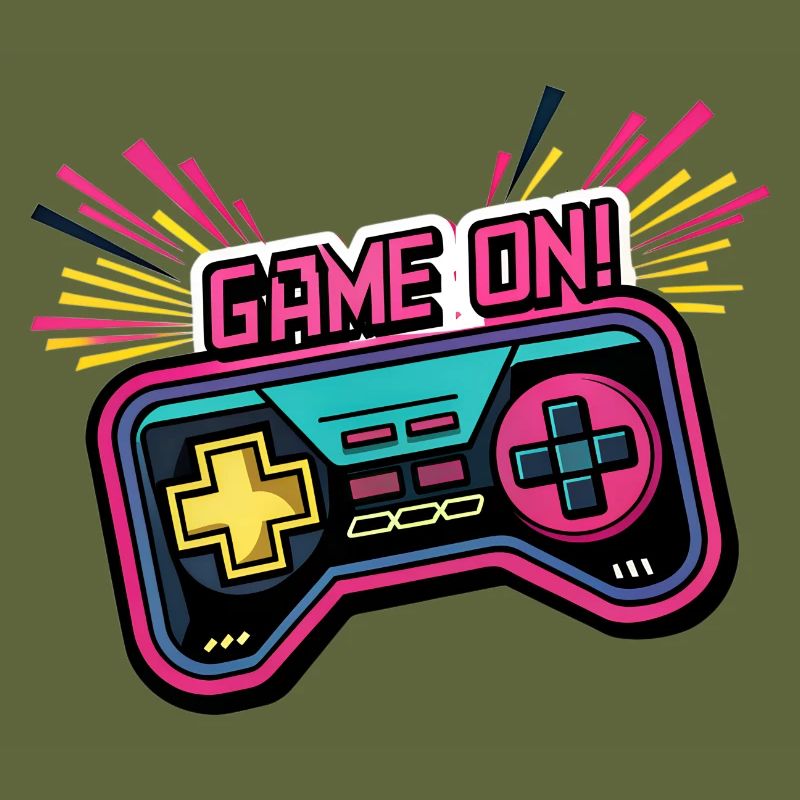 GAME ON. GAME CONTROLLER. GAME PAD