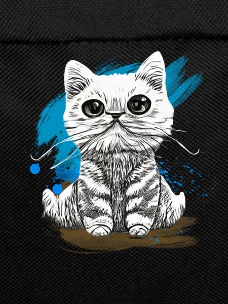 Happy Furry kitten tshirt
