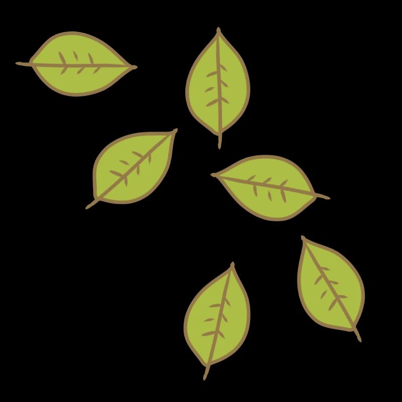 leaf green pattern leaves icon shape nature