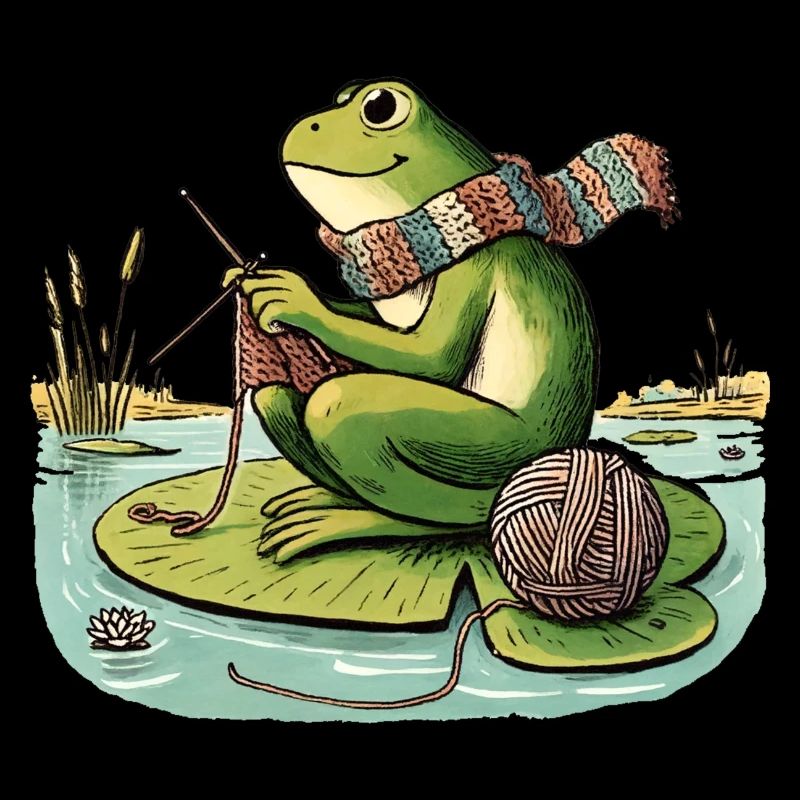 Strickfrosch