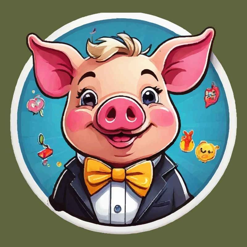 Funny Pig Comic