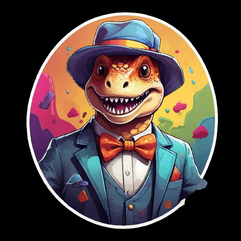 Bande dessinée drôle de dinosaure