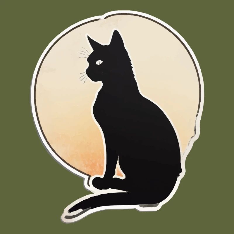 Silhouette de chat