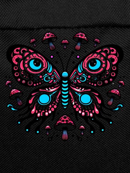 Vibrant Comic Butterfly
