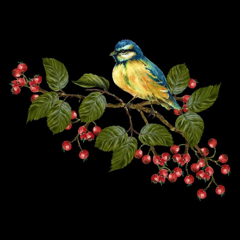 Bunter Vogel