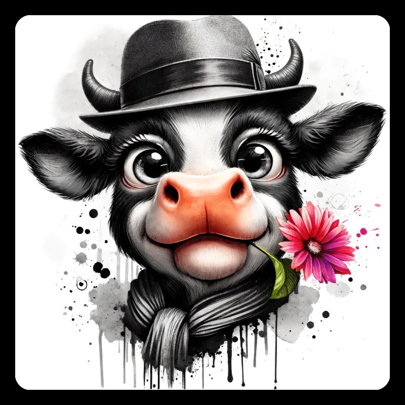 La vache en gentleman