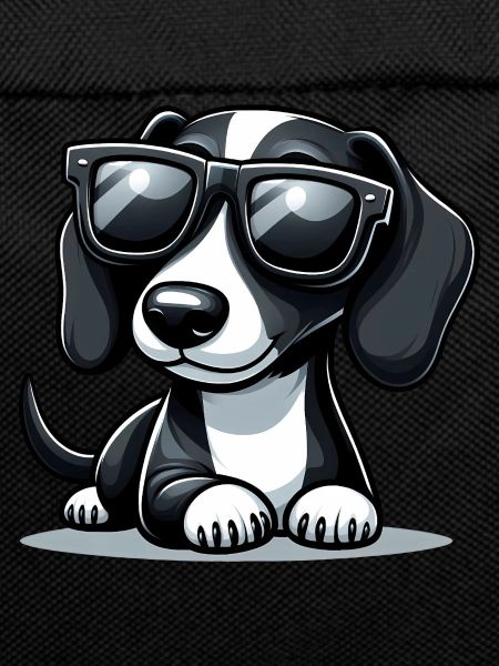 Cute dog with sunglasses