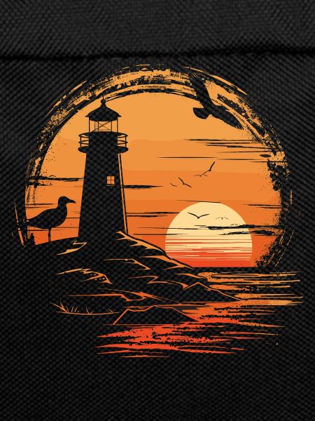Seagull Seabird Lighthouse Sunset