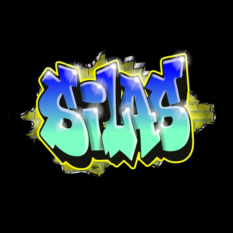 Graffiti SILAS scratch gift BIRTHDAY BIRTH
