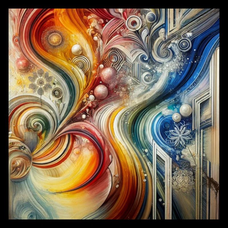 Aetheric Fusion - Abstract Painting