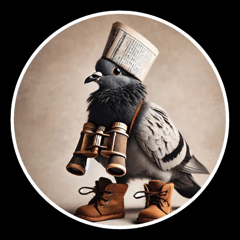 Pigeon as hunter