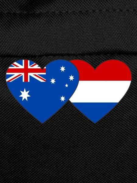 Australia Holland Flag Heart Flag