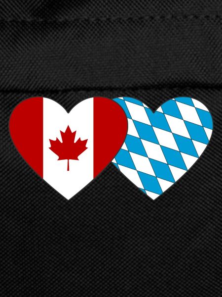Canada Bavaria Flag Heart