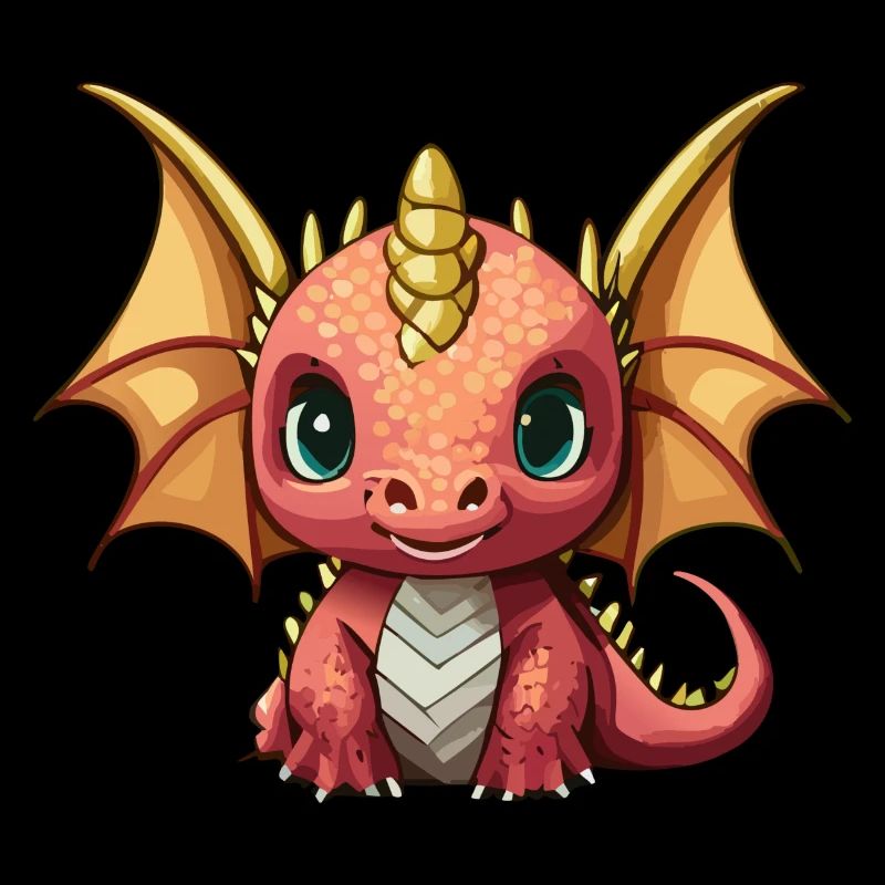 Drache Orange