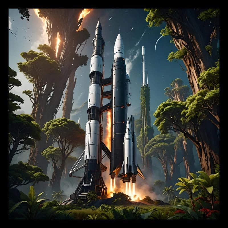 Rocket in Nature