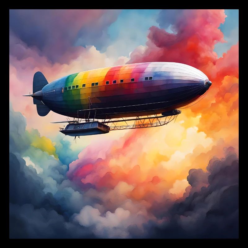 Zeppelin farbig