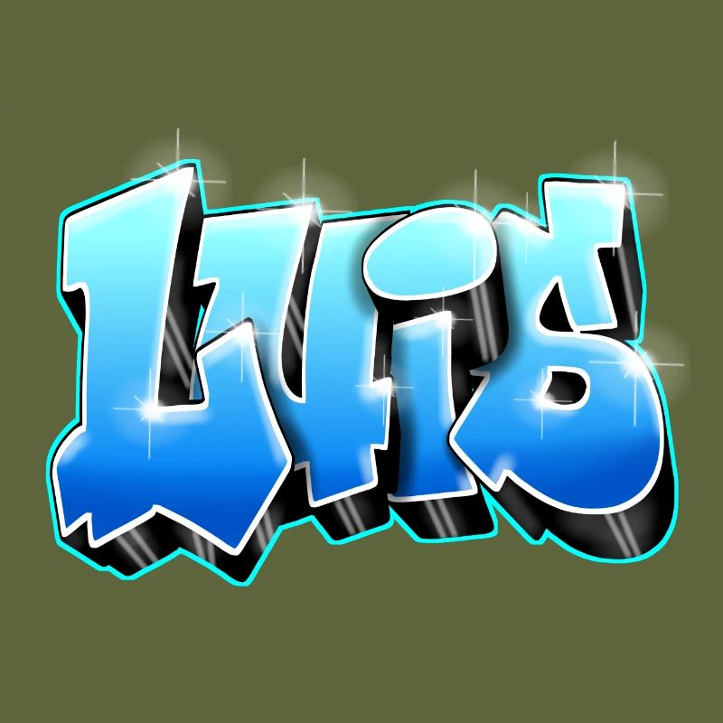Luis Graffiti Name Printable on Everything
