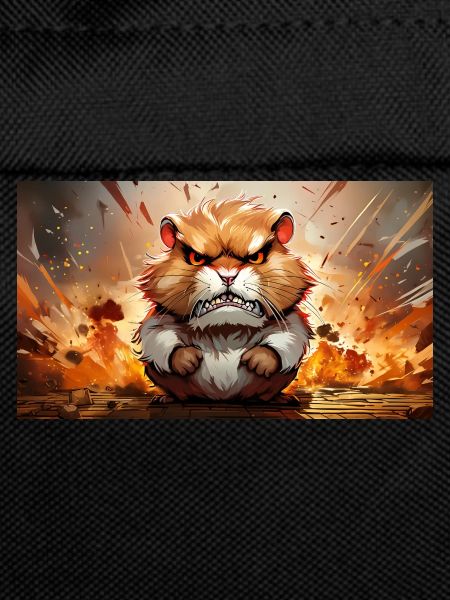 Cute grumpy grouchy animals - hamster