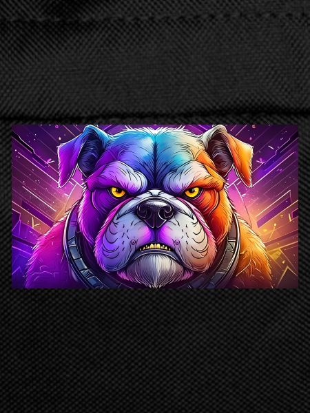 Cute grumpy grouchy animals - bulldog