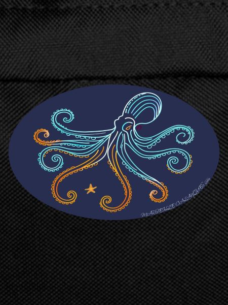 Stylized Mediterranean Octopus Illustration
