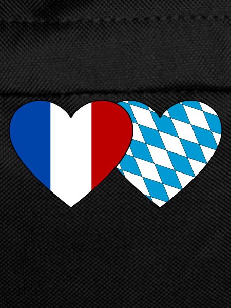France Bavaria Flag Heart